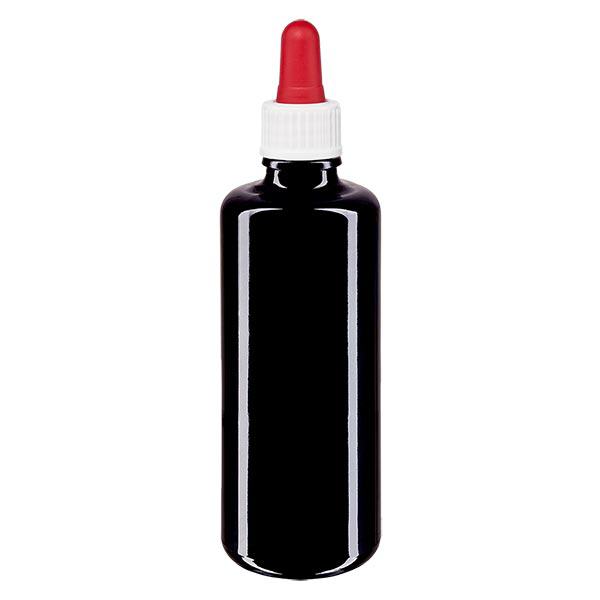 Butelka apteczna viol. 50ml pipeta biała/czerwona szt. Butelka apteczna viol. 50ml pipeta biała/czerwona szt.