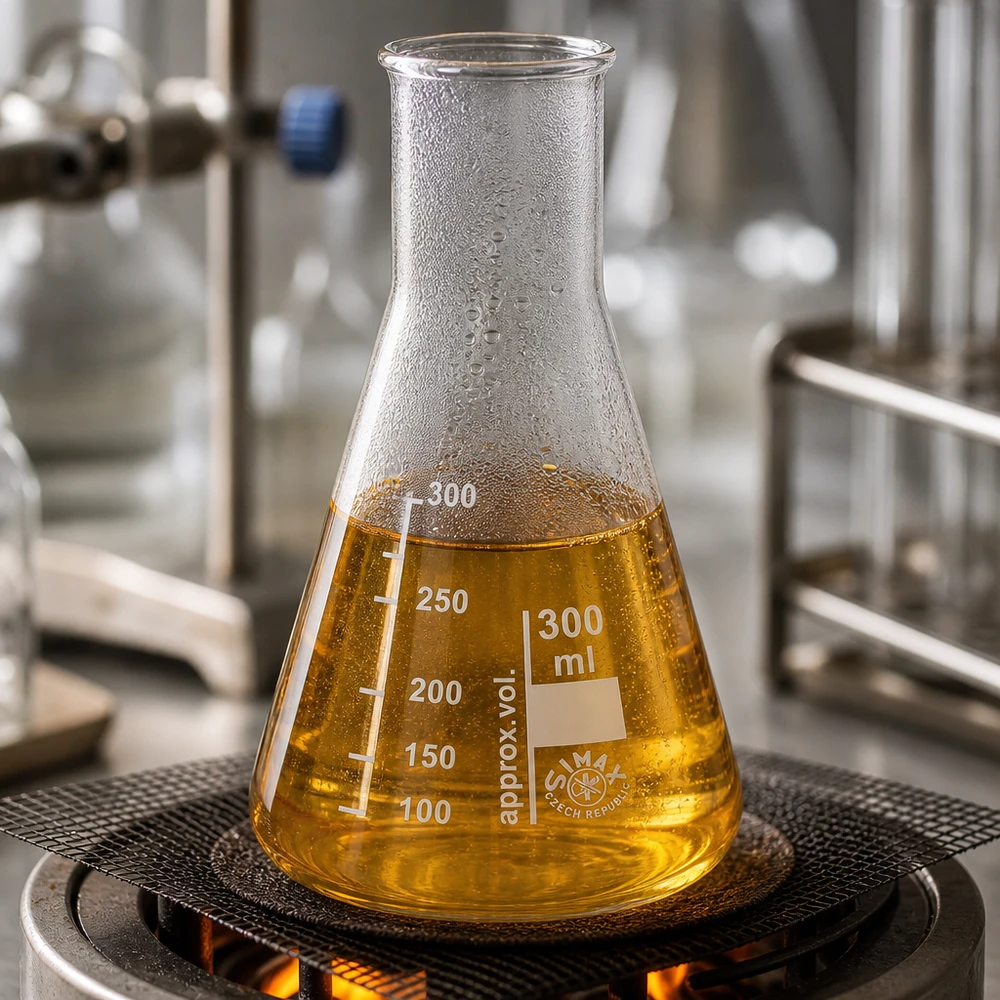 Kolba Erlenmeyera 300 ml z wąską szyjką Kolba Erlenmeyera 300 ml z wąską szyjką