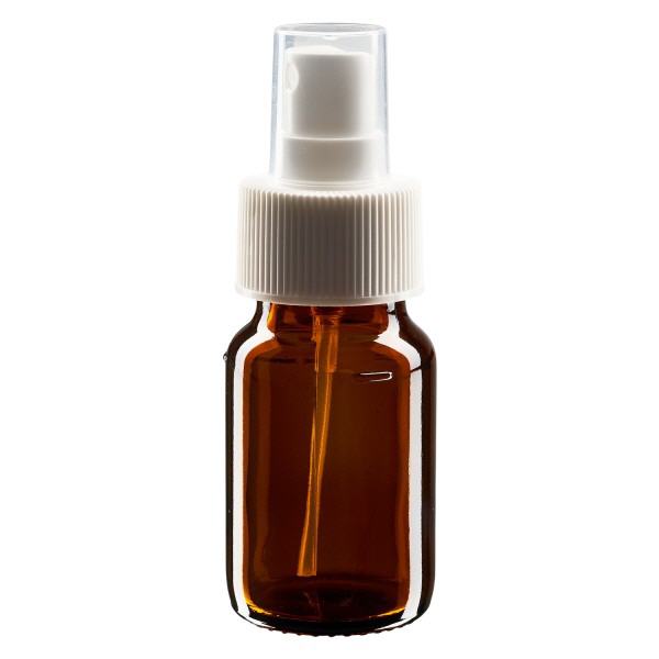 Butelka 30 ml brązowa, z pompką rozpylającą białą ApoGlas. Farmaceutyczna jakość produkcji UE. Gwint 28 mm (PP28). (syrop, butelka z lekkiego szkła) Butelka 30 ml brązowa, z pompką rozpylającą białą ApoGlas. Farmaceutyczna jakość produkcji UE. Gwint 28 mm (PP28). (syrop, butelka z lekkiego szkła)