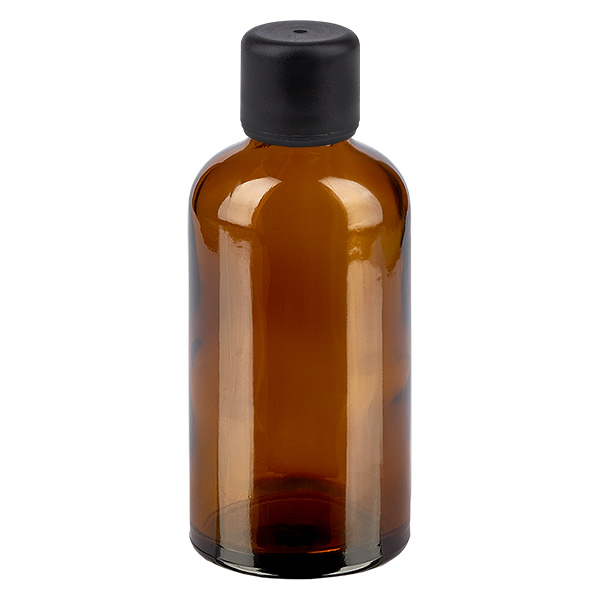 100 ml butelka 6 mm SV czarna STD BrownL. UT18/100