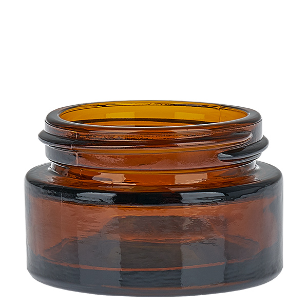 Szklany słoik 20 ml brązowy z pokrywką UNiTWIST Szklany słoik 20 ml brązowy z pokrywką UNiTWIST