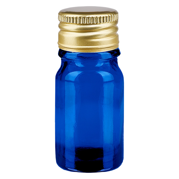 Butelka 5 ml 11 mm SV aluminiowo-z&#322;ota STD BlueLine UT18/5