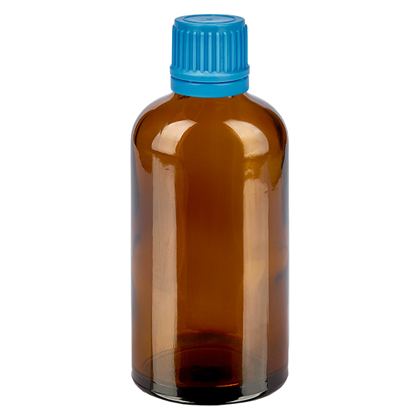 Butelka 100 ml 11 mm SV niebieski OV BrownLine UT18/100