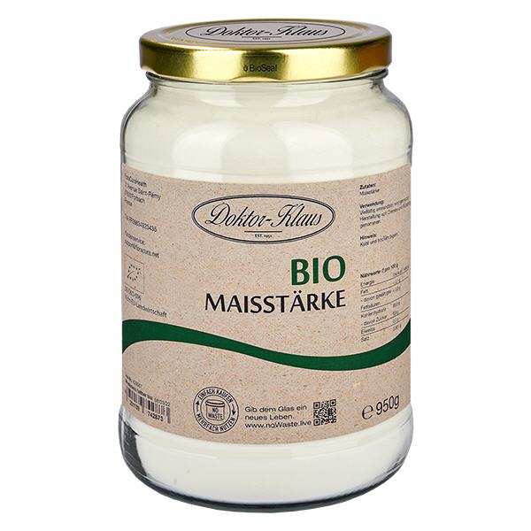 750g ekologicznej skrobi kukurydzianej Doktor-Klaus noWaste 750g ekologicznej skrobi kukurydzianej Doktor-Klaus noWaste