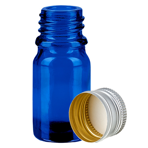 Butelka 5 ml 11 mm SV aluminiowo-srebrna STD BlueL. UT18/5