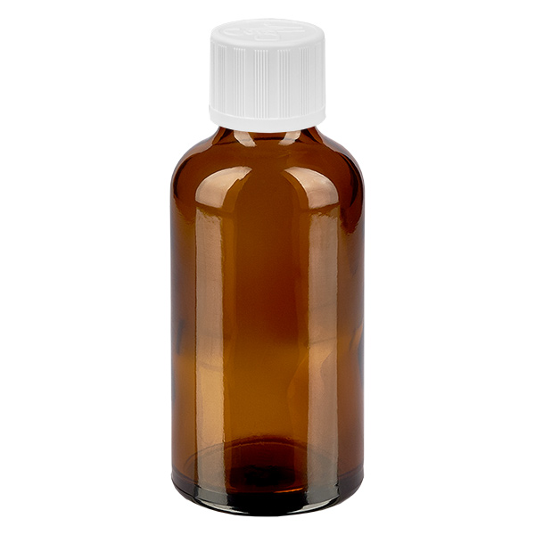 Butelka 50 ml 11 mm SV biała STD KiSi BrownLine UT18/50