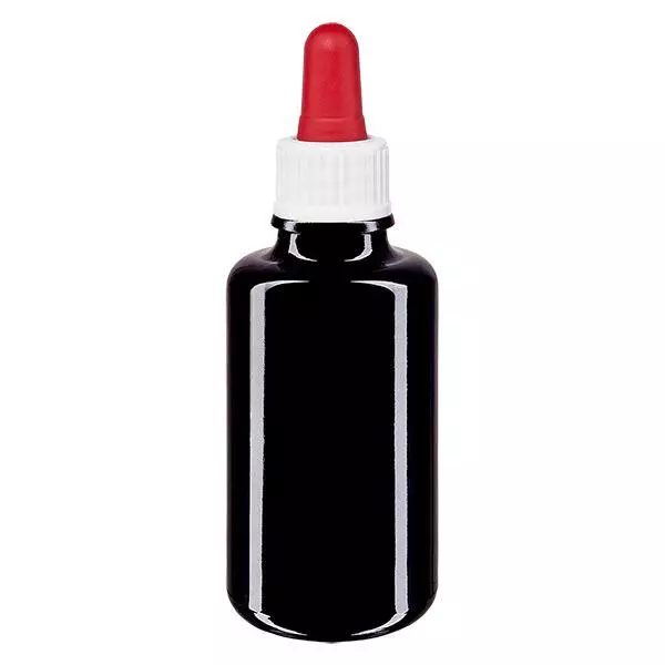 Butelka apteczna viol. 30ml pipeta biała/czerwona szt. Butelka apteczna viol. 30ml pipeta biała/czerwona szt.