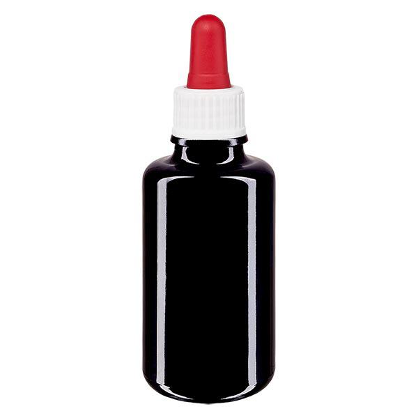 Butelka apteczna viol. 30ml pipeta biała/czerwona szt. Butelka apteczna viol. 30ml pipeta biała/czerwona szt.
