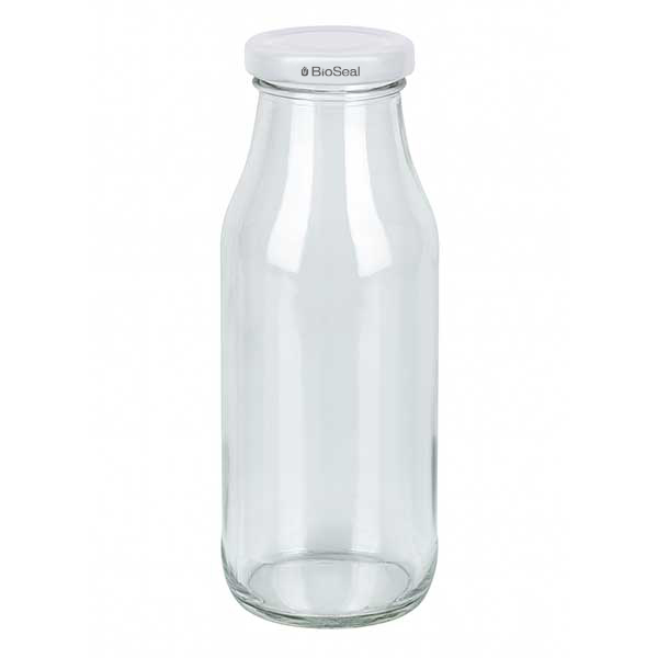 Butelka UNiTWIST263 z białą pokrywką TO43 BioSeal