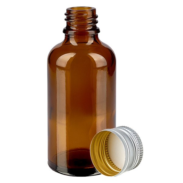 30 ml butelka 11 mm SV aluminiowo-srebrna STD BrownL. UT18/30