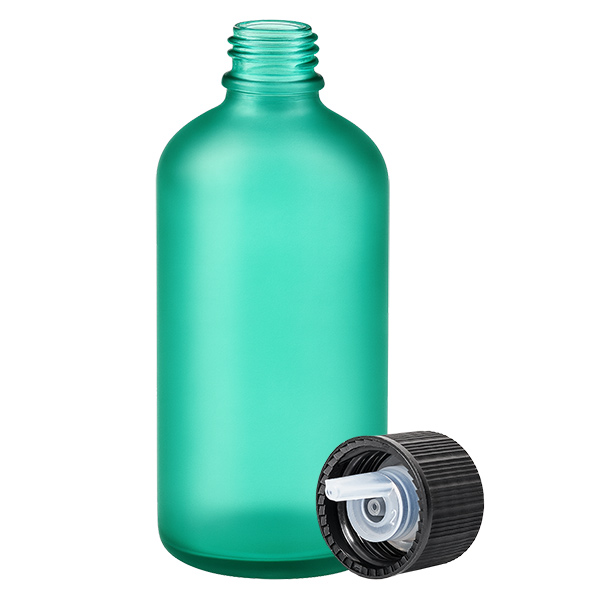 100 ml butelka z kroplomierzem 1 mm czarna STD GreenLine UT18/100