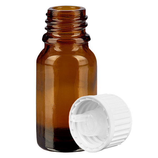 Butelka z kroplomierzem 10 ml 0,9 mm biała STD BrownLine UT18/10