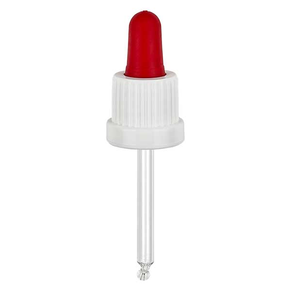 Nasadka do pipet biała/czerwona DIN18, długość pipety 53,5 mm z pierścieniem zabezpieczającym przed manipulacją. Nie przepuszcza alkoholu. Do ApoGlas® 10 ml brązowa, niebieska, zielona(+++); przezroczysta(++) Nasadka do pipet biała/czerwona DIN18, długość pipety 53,5 mm z pierścieniem zabezpieczającym przed manipulacją. Nie przepuszcza alkoholu. Do ApoGlas® 10 ml brązowa, niebieska, zielona(+++); przezroczysta(++)