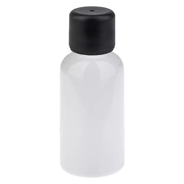 Butelka 30 ml, zakrętka 6 mm czarna, standardowa WhiteLine UT18/30