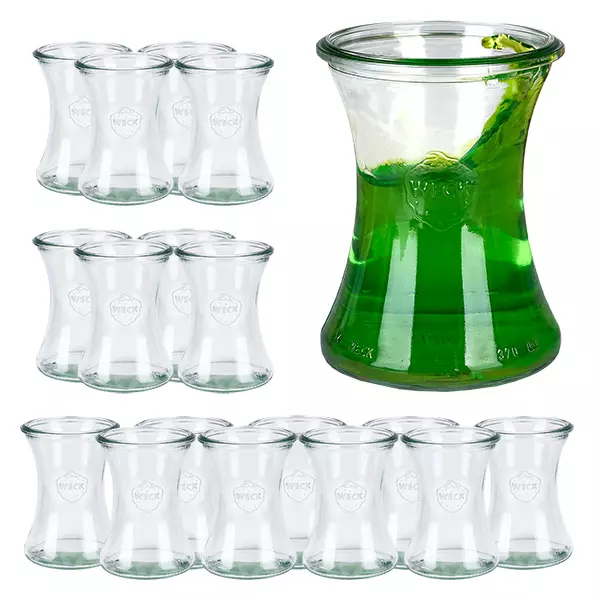 Zestaw 18 słoików Weck 370 ml słoik na delikatesy Zestaw 18 słoików Weck 370 ml słoik na delikatesy