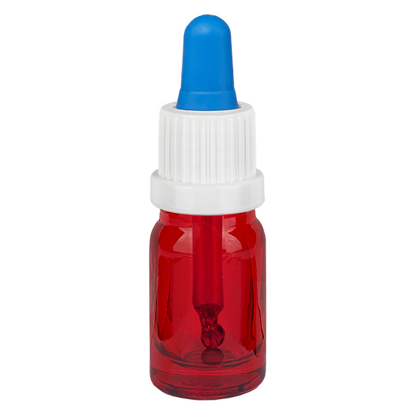 Butelka z pipetą 5 ml biała/niebieska OV RedLine UT18/5 Butelka z pipetą 5 ml biała/niebieska OV RedLine UT18/5