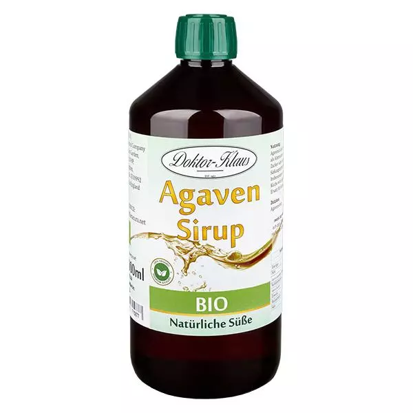 1000ml organicznego syropu z agawy (syrop) Doktor-Klaus 1000ml organicznego syropu z agawy (syrop) Doktor-Klaus