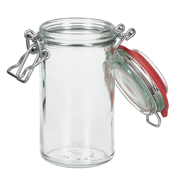 S&#322;oik do przechowywania o pojemno&#347;ci 272 ml z uchyln&#261; pokrywk&#261; UNiTWIST. Kompletny s&#322;oik z gumowym pier&#347;cieniem w rozmiarze RR67.