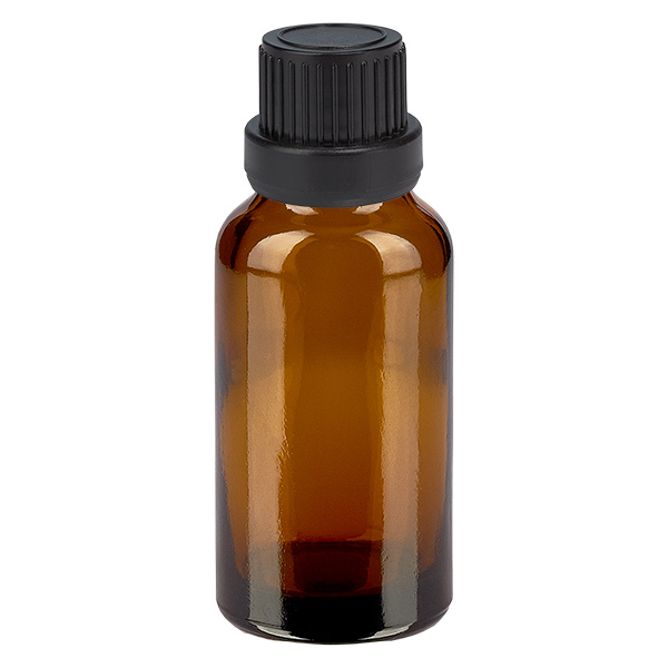 Butelka 20 ml 11 mm SV czarna OV BrownLine UT18/20
