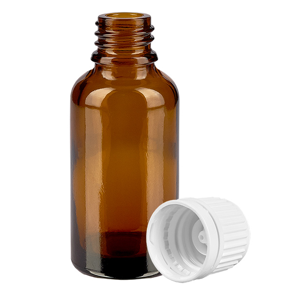 Butelka 30 ml 11 mm SV bia&#322;a OV BrownLine UT18/30