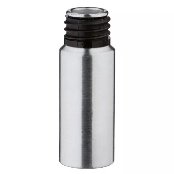 Butelka z polerowanego aluminium o pojemności 20 ml Butelka z polerowanego aluminium o pojemności 20 ml
