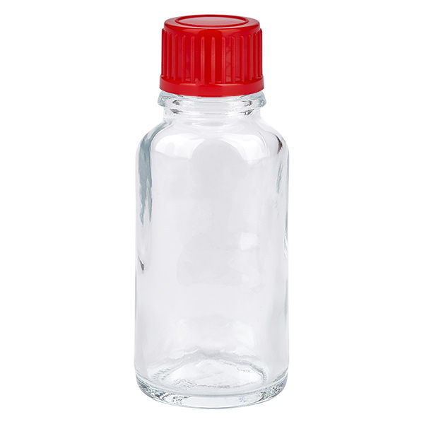 Butelka 20 ml 11 mm SV czerwony STD ClearLine UT18/20