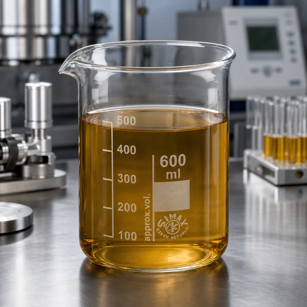 Przezroczysta zlewka 600 ml z wylewką wykonana z wysokiej jakości szkła borokrzemowego