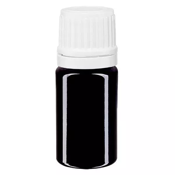 Butelka apteczna viol. 5 ml kroplówka v. Biały OV 1,2 mm