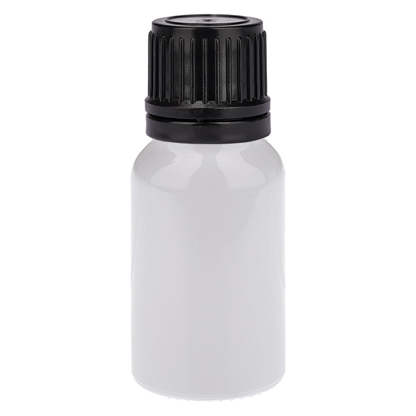Butelka 10 ml, zakrętka 11 mm, czarna, zamknięcie zabezpieczające WhiteLine UT18/10 Butelka 10 ml, zakrętka 11 mm, czarna, zamknięcie zabezpieczające WhiteLine UT18/10