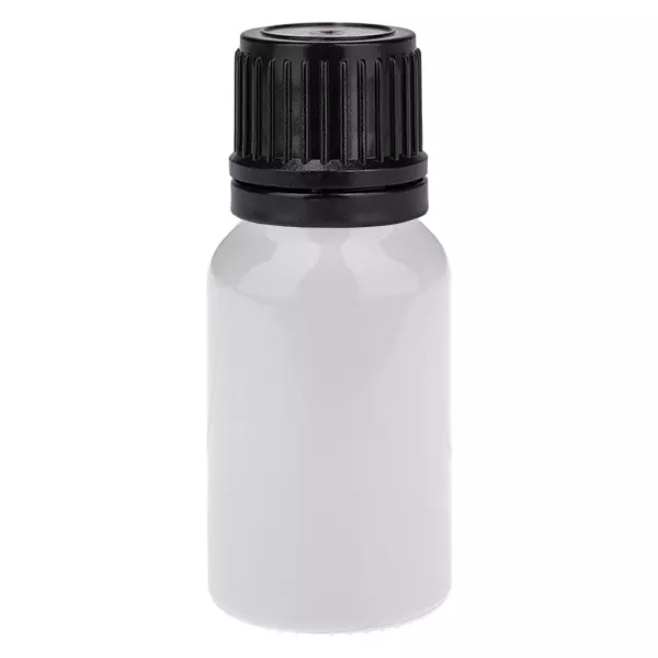 Butelka 10 ml, zakrętka 11 mm, czarna, zamknięcie zabezpieczające WhiteLine UT18/10