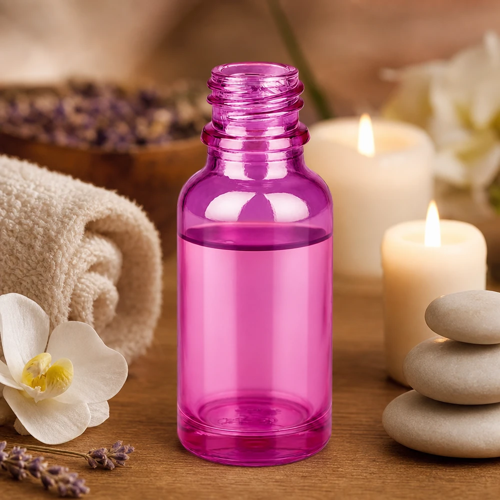 Butelka apteczna 20 ml PurpleLine UT18/20 UNiTWIST Wysokiej jakości 20 ml butelka apteczna PurpleLine UT18/20 UNiTWIST w kolorze fioletowym do aromaterapii i odnowy biologicznej
