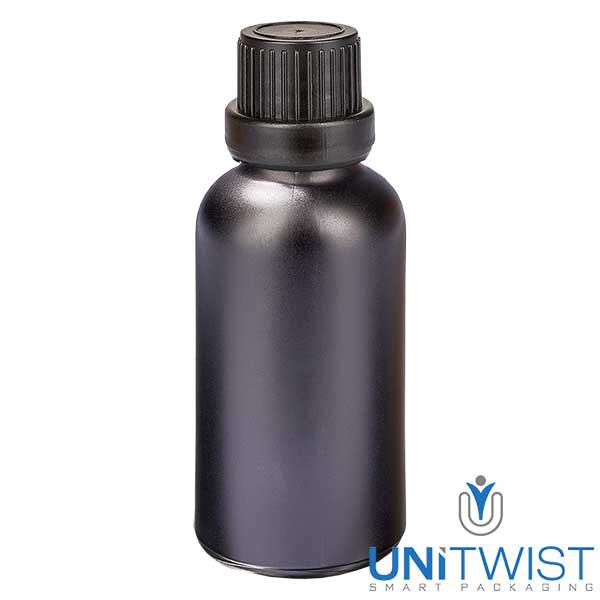 Butelka z zakraplaczem 30 ml 2 mm OV BlackL. UT18/30 Butelka z zakraplaczem 30 ml 2 mm OV BlackL. UT18/30