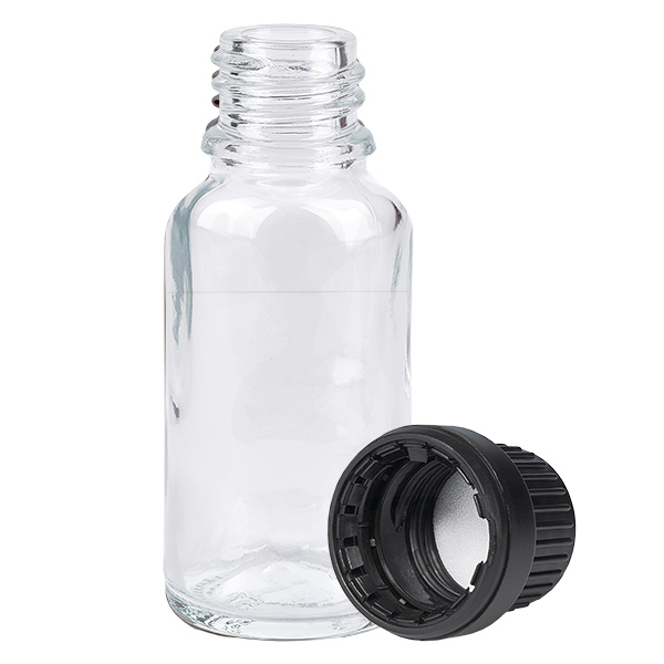 Butelka 20 ml 11 mm SV czarny OV ClearLine UT18/20 Butelka 20 ml 11 mm SV czarny OV ClearLine UT18/20