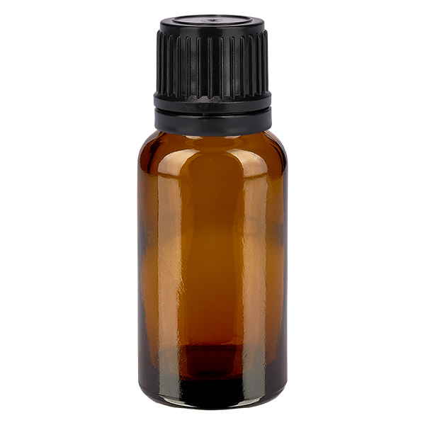 20 ml butelka (globulka) 8 mm GR s. OV BrownL. UT18/20