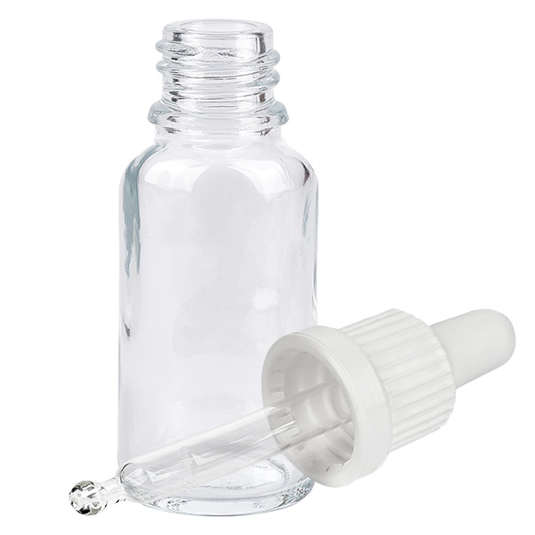 Butelka z pipetą 20 ml biała OV ClearLine UT18/20 Butelka z pipetą 20 ml biała OV ClearLine UT18/20