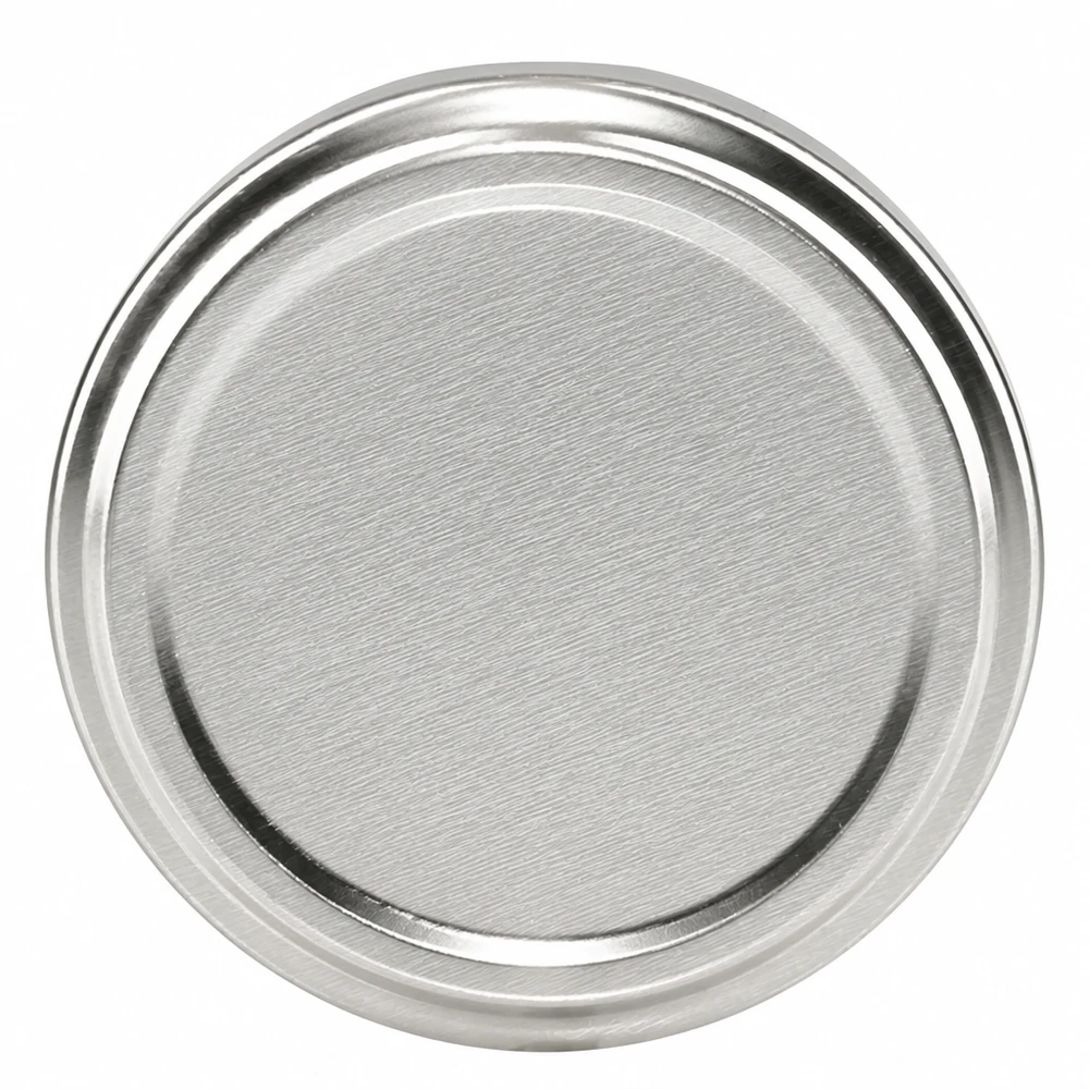 Pokrywka BasicSeal 66 mm, srebrna (TO66) UNiTWIST Pokrywka BasicSeal 66 mm, srebrna, TO66, z zamknięciem typu UNiTWIST Twist-Off do słoików do wekowania