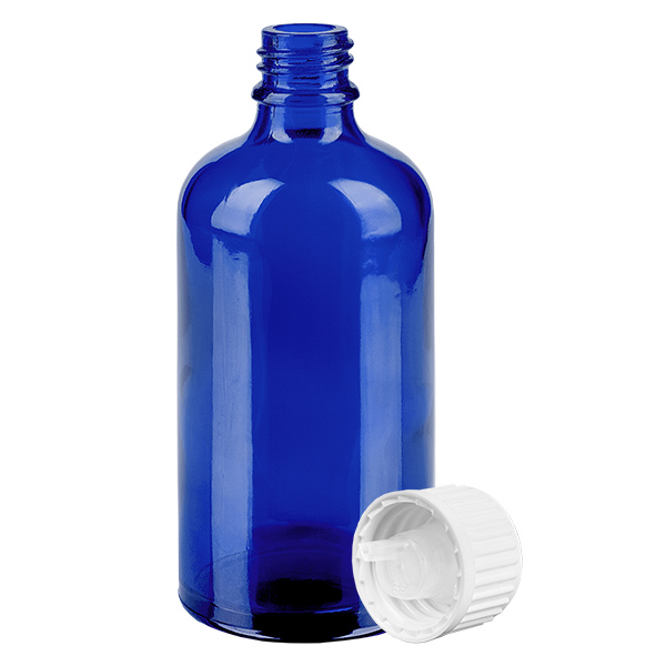 Butelka z kroplomierzem 100 ml 0,9 mm biały STD BlueLine UT18/100