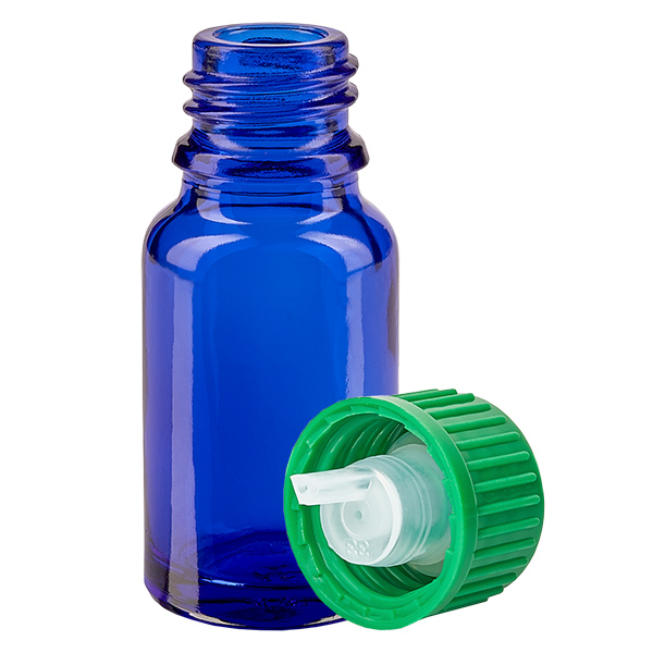 Butelka z kroplomierzem 10 ml 0,8 mm zielona STD BlueLine UT18/10