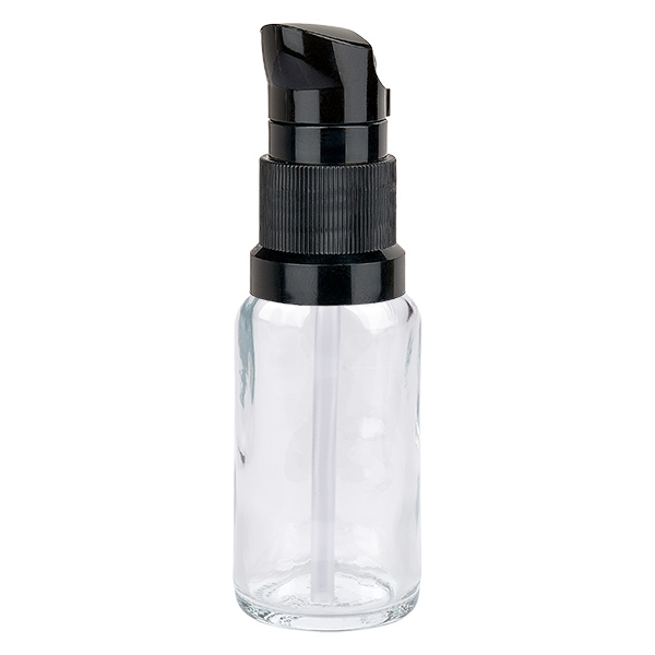 Butelka z pompką 20 ml czarna STD ClearLine UT18/20 Butelka z pompką 20 ml czarna STD ClearLine UT18/20