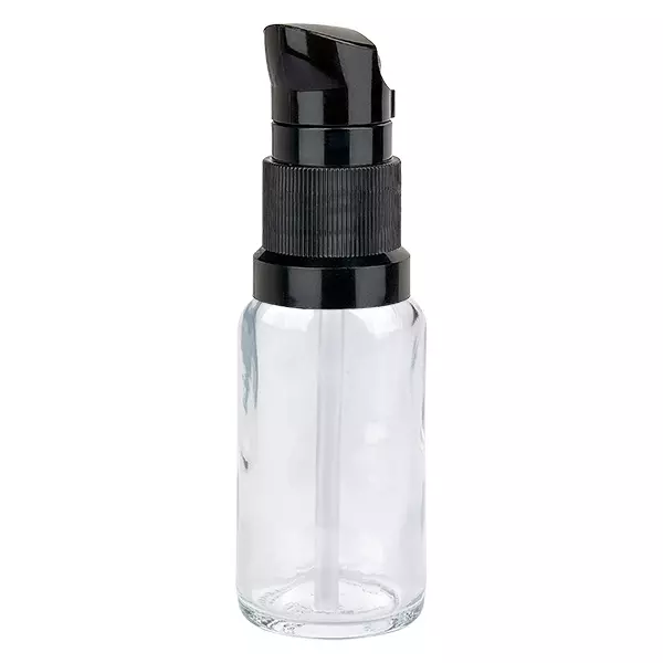 Butelka z pompką 20 ml czarna STD ClearLine UT18/20 Butelka z pompką 20 ml czarna STD ClearLine UT18/20
