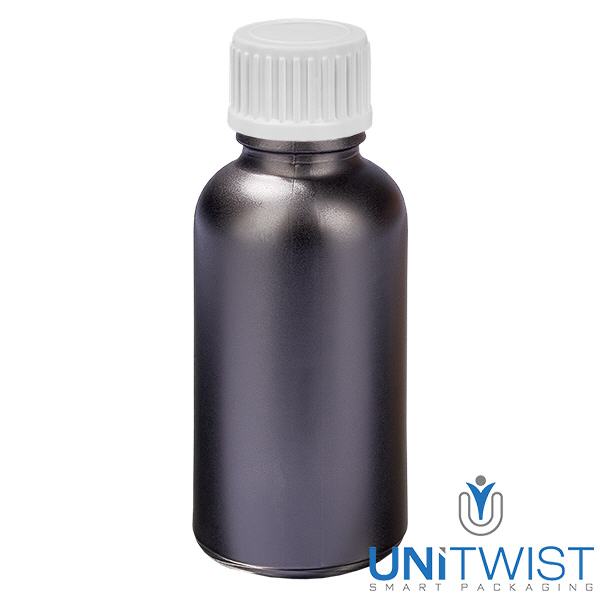 Butelka z zakraplaczem 30 ml 0,9 mm biała STD BlackLine UT18/30