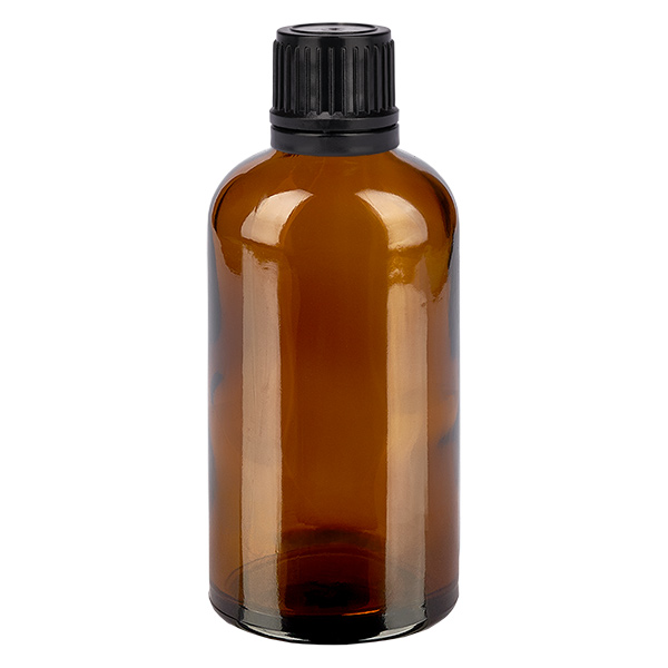 100 ml butelka (globulka) 8 mm GR s. OV BrownL. UT18/100