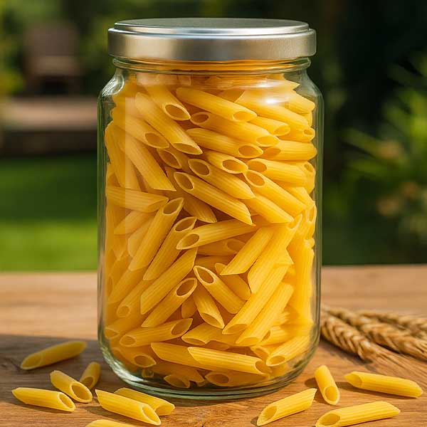 375 ml okrągły słoik z pokrywką BasicSeal srebrną UNiTWIST