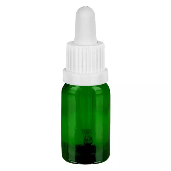 Butelka do leków płynnych 10 ml, biała OV GreenLine UT18/10 Butelka do leków płynnych 10 ml, biała OV GreenLine UT18/10