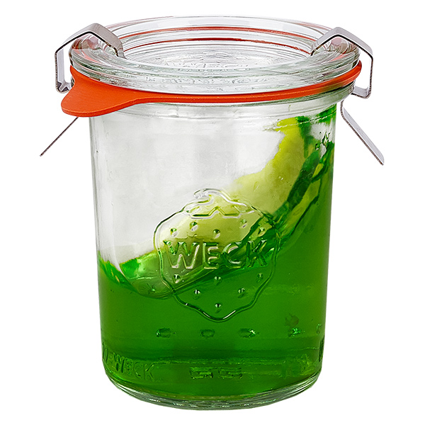Zestaw 48 szklanych kubków Weck 160 ml z 48 szklanymi pokrywkami Zestaw 48 szklanych kubków Weck 160 ml z 48 szklanymi pokrywkami
