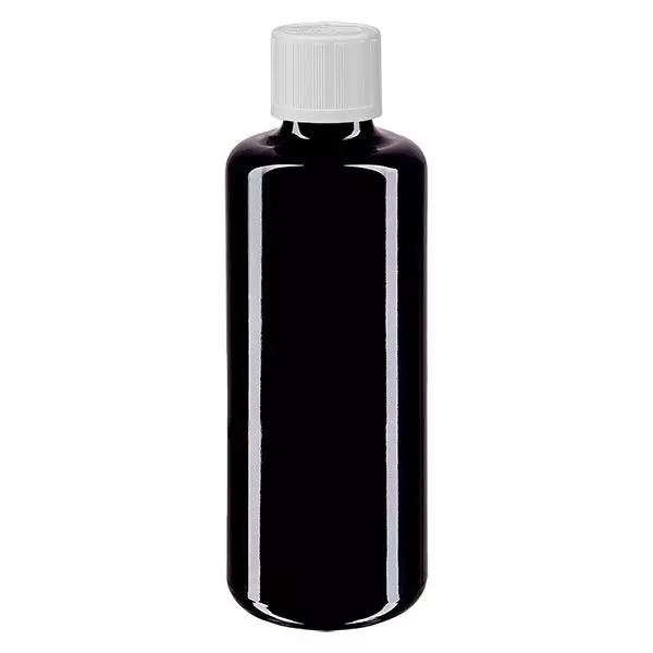 Butelka apteczna z zakraplaczem 100ml biała KiSi St Butelka apteczna z zakraplaczem 100ml biała KiSi St