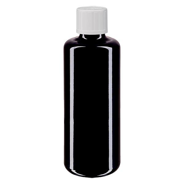 Butelka apteczna z zakraplaczem 100ml biała KiSi St Butelka apteczna z zakraplaczem 100ml biała KiSi St