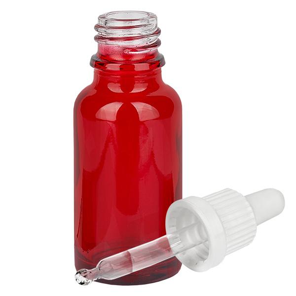 Butelka z pipetą 20 ml biała OV RedLine UT18/20