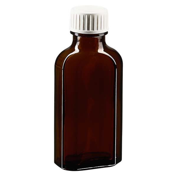 50 ml Brązowa zakrętka Meplat z wkładką z pianki PE 50 ml Brązowa zakrętka Meplat z wkładką z pianki PE