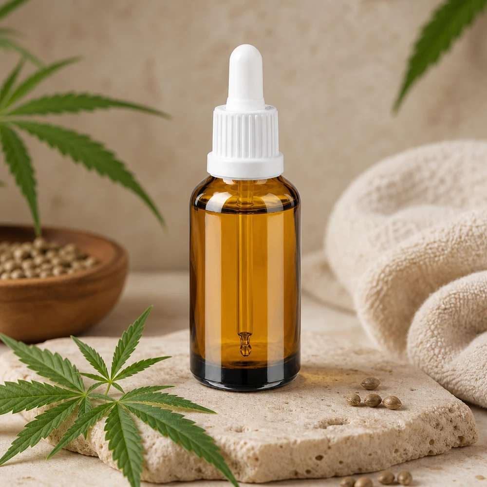 Kompaktowa szklana butelka 30 ml z pipetą idealna do kosmetyków i serum do pielęgnacji skóry